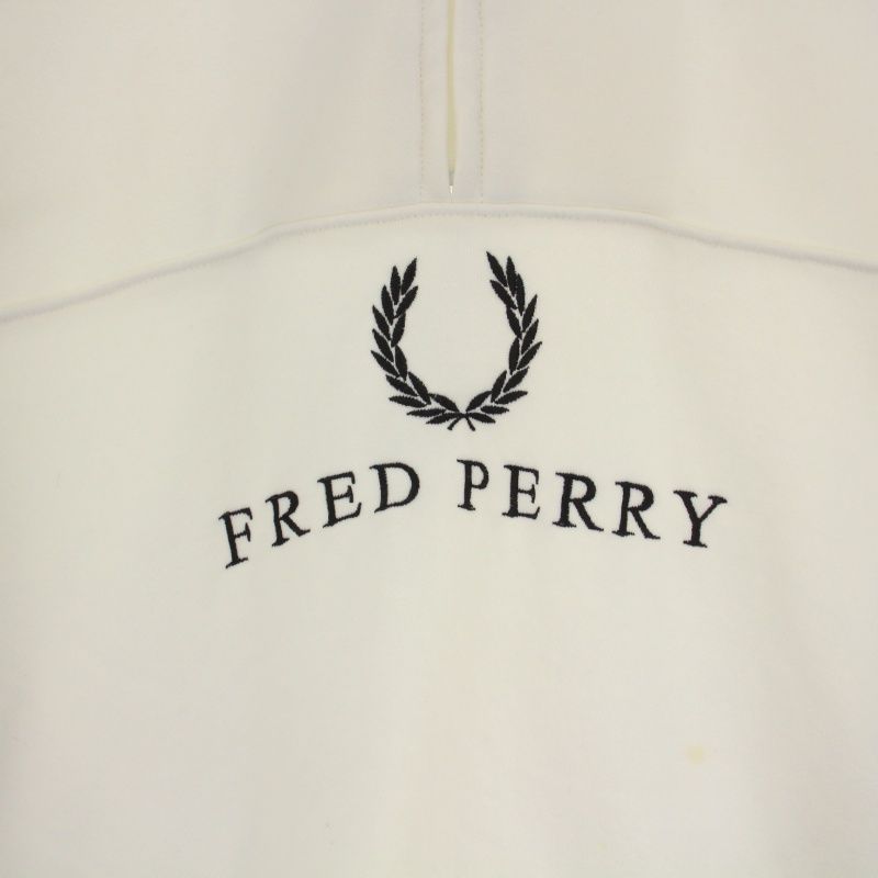 フレッドペリー FRED PERRY EDIFICE別注 90'S LOGO ZIP NECK