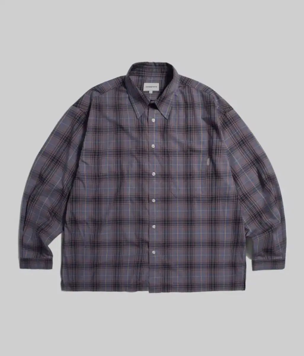L スパイ活動 Straight Hem Plaid Shirt