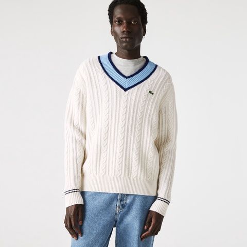 極美品 ラコステ CLASSIQUE LACOSTE 定価29700円 レスポンシブルウール 
