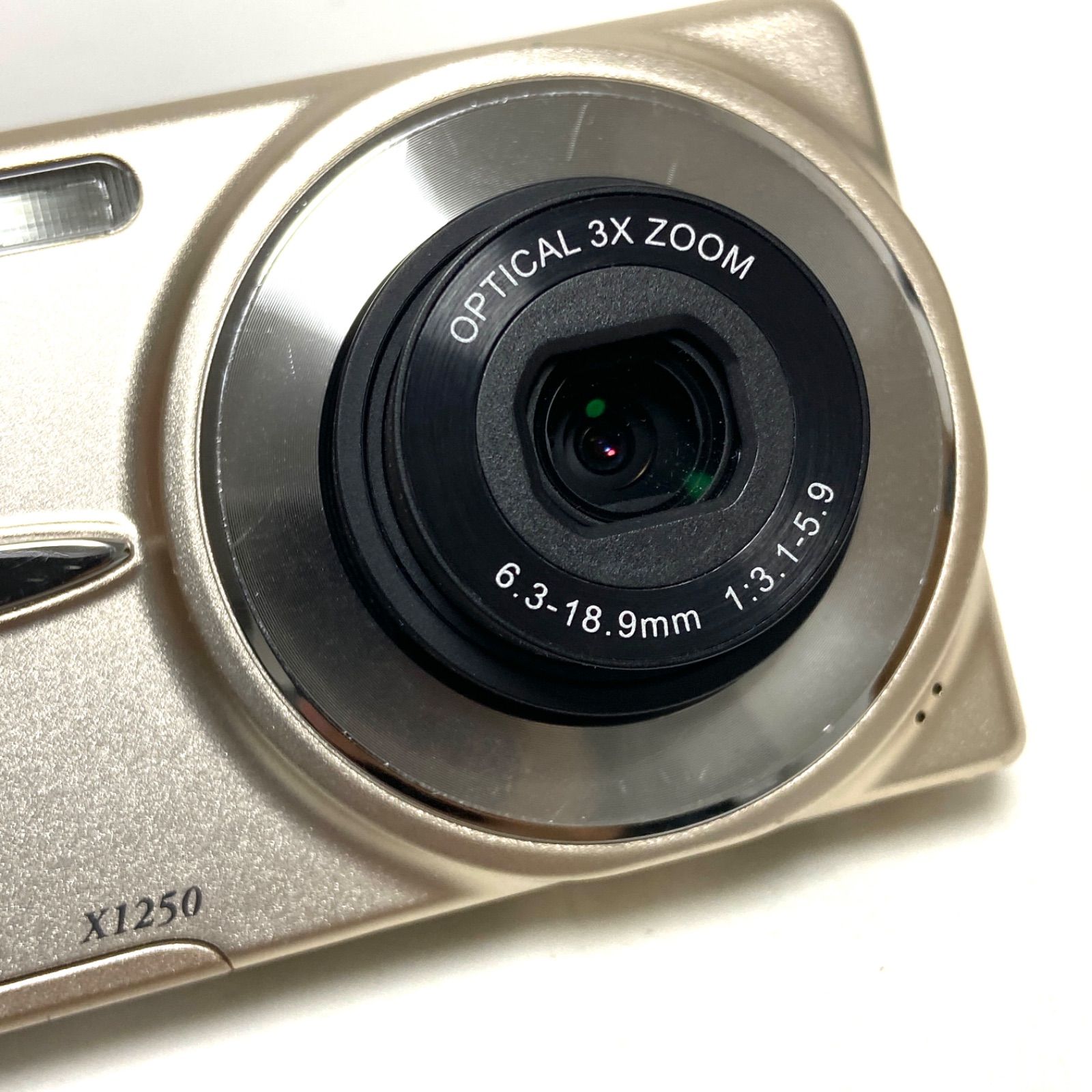 SANYO X1250 ゴールド サンヨー コンパクトデジタルカメラ 12.1 MEGA