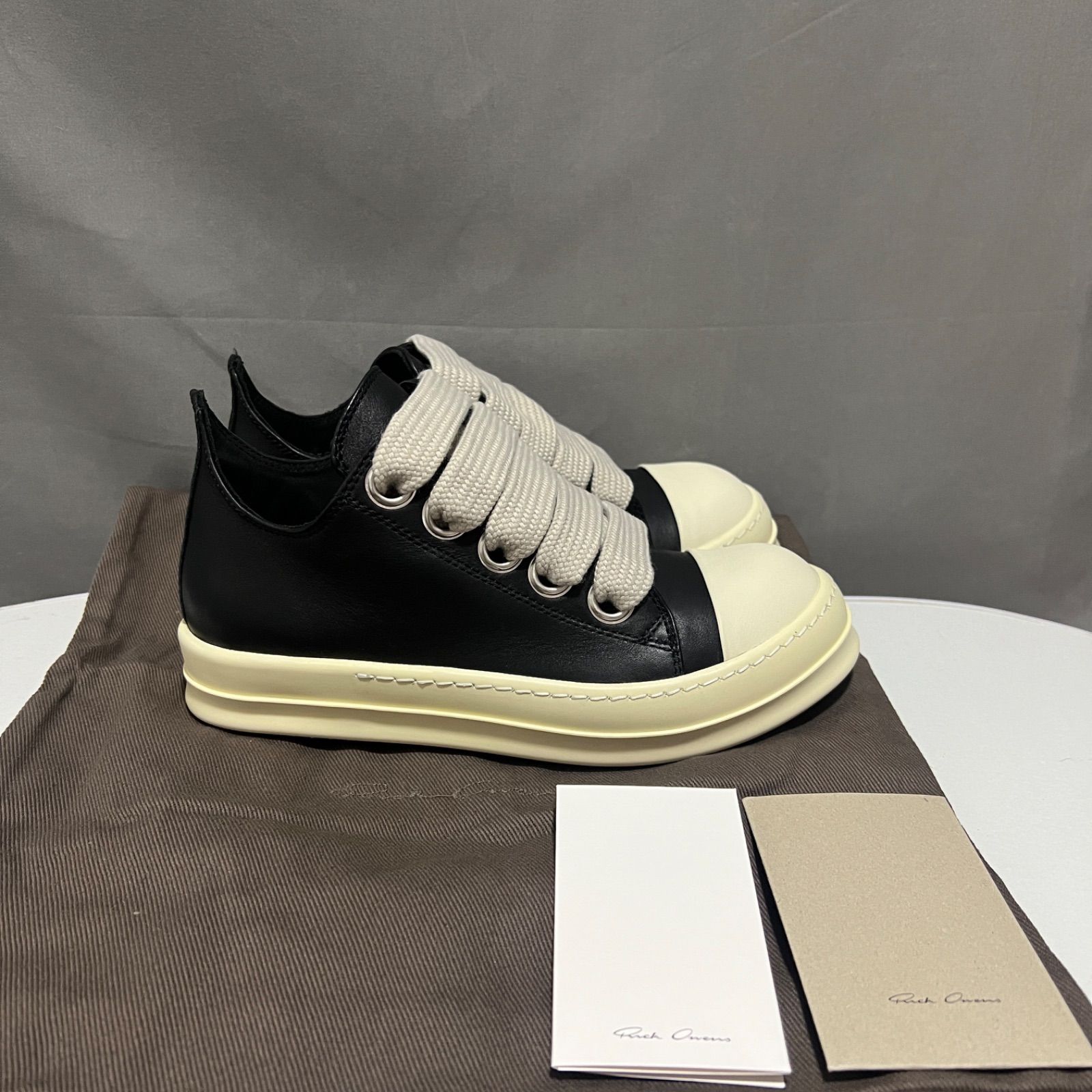 RICK OWENS JUMBO LACE LOW SNEAK スニーカー - メルカリ