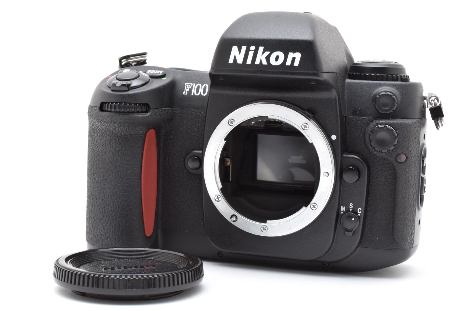 上 完動品 Nikon ニコン F100 ボディ フィルムカメラ 一眼レフ 高性能 中級機 AF対応 電池室良好 シャッター露出計OK ボディキャップ付属 B865