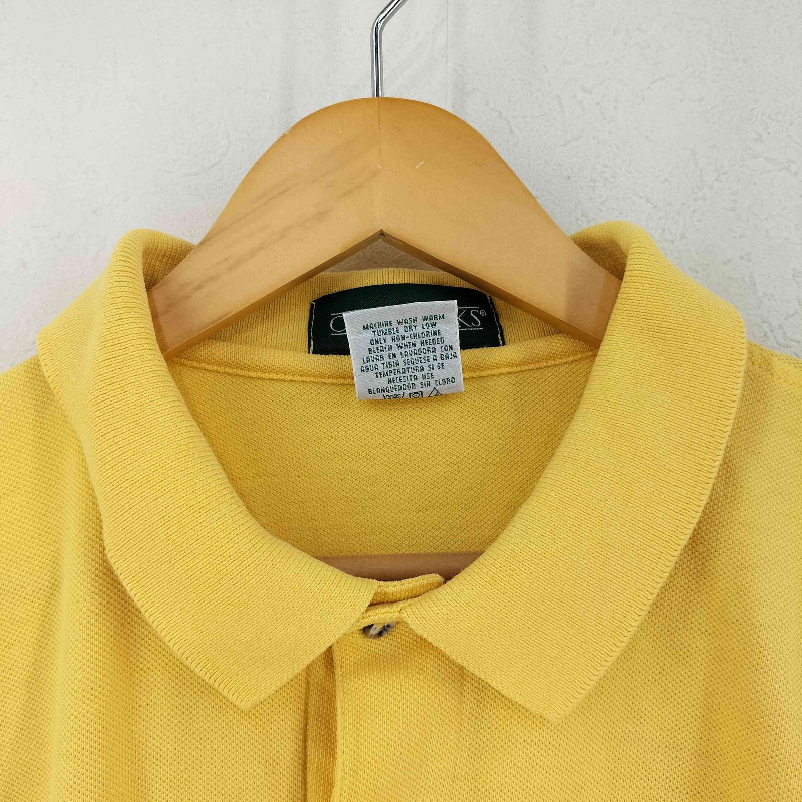 ユーズドフルギ USED古着 フロント刺繍ロゴポロシャツ メンズ