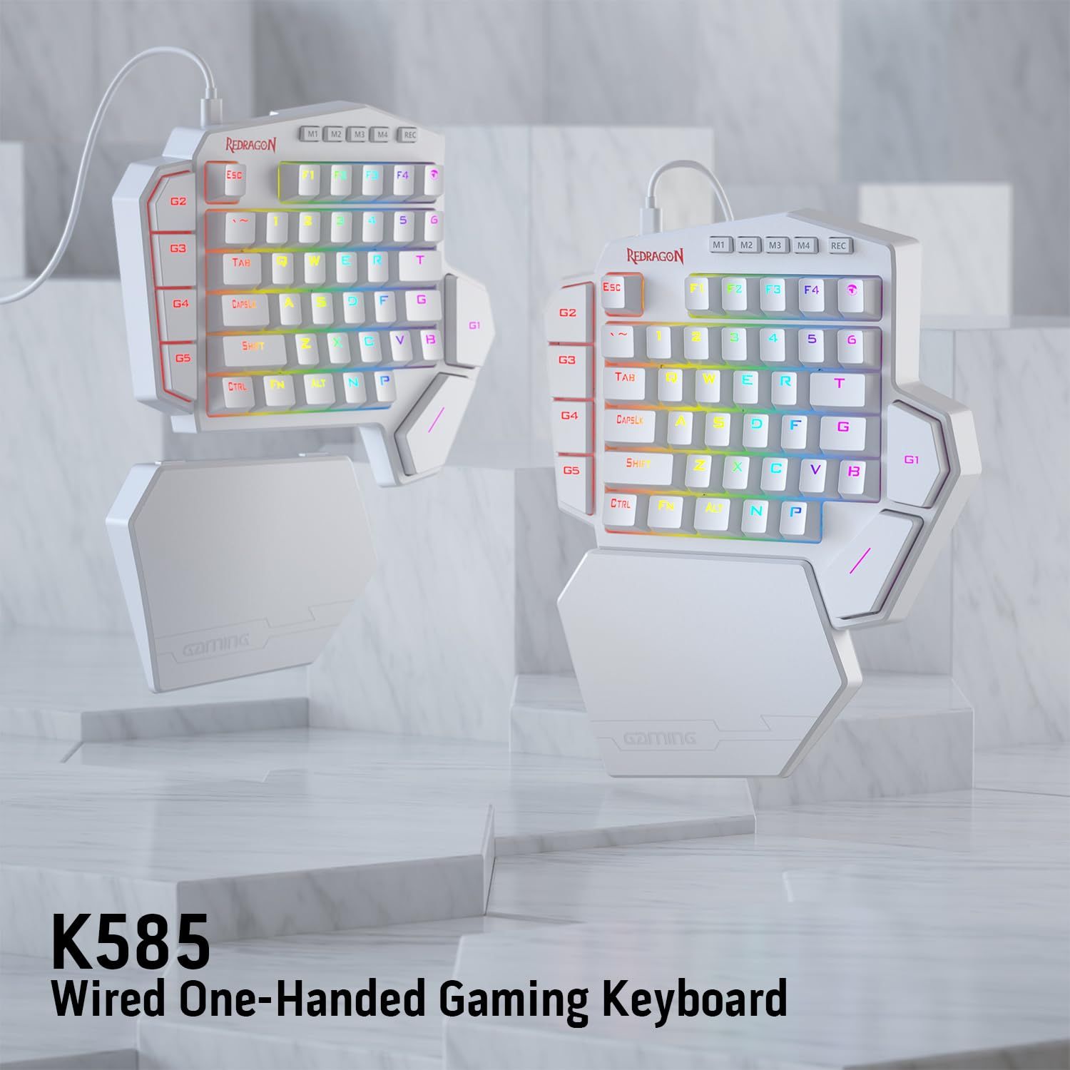 Redragon K585 DITI 片手RGBメカニカルゲーミングキーボード 42キー