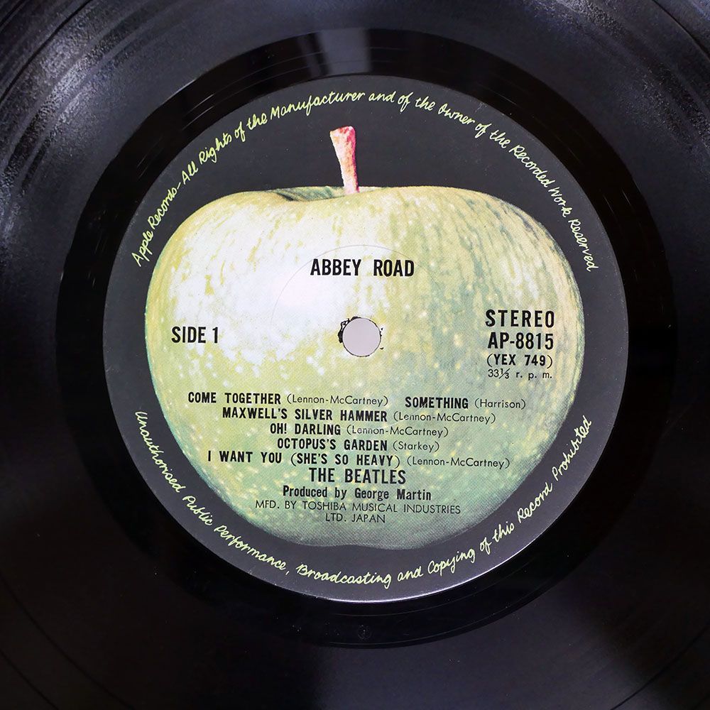 国内盤 BEATLES/ABBEY ROAD/APPLE AP8815 LP - メルカリ