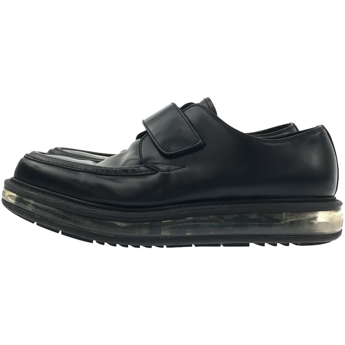 PRADA プラダ エアーソールレザーシューズ ブラック 7 1/2 - メルカリ