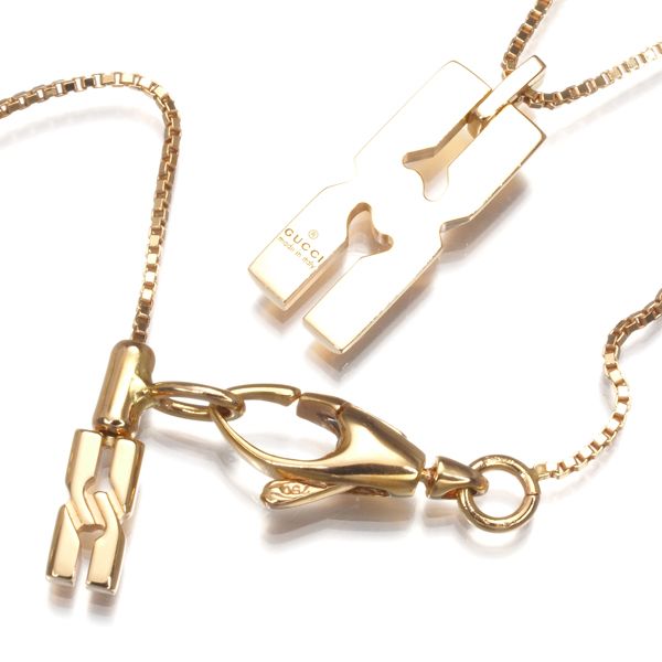 グッチ ネックレス インフィニティ K18PG #168599 - メルカリ 