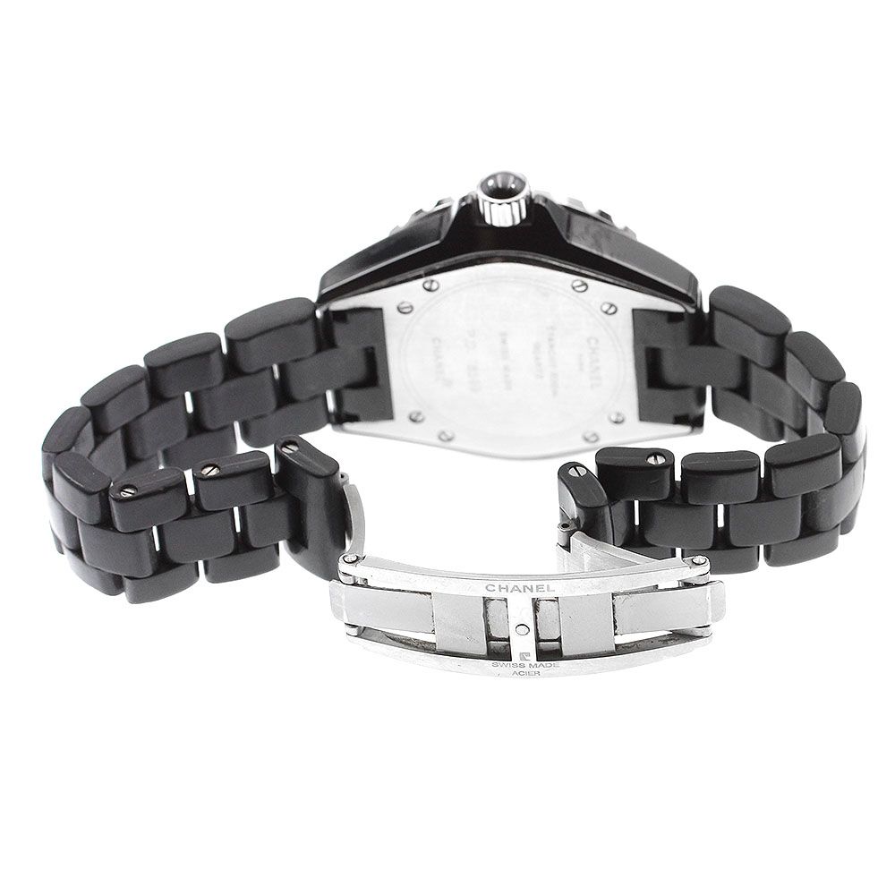 シャネル CHANEL H0681 J12 黒セラミック デイト クォーツ