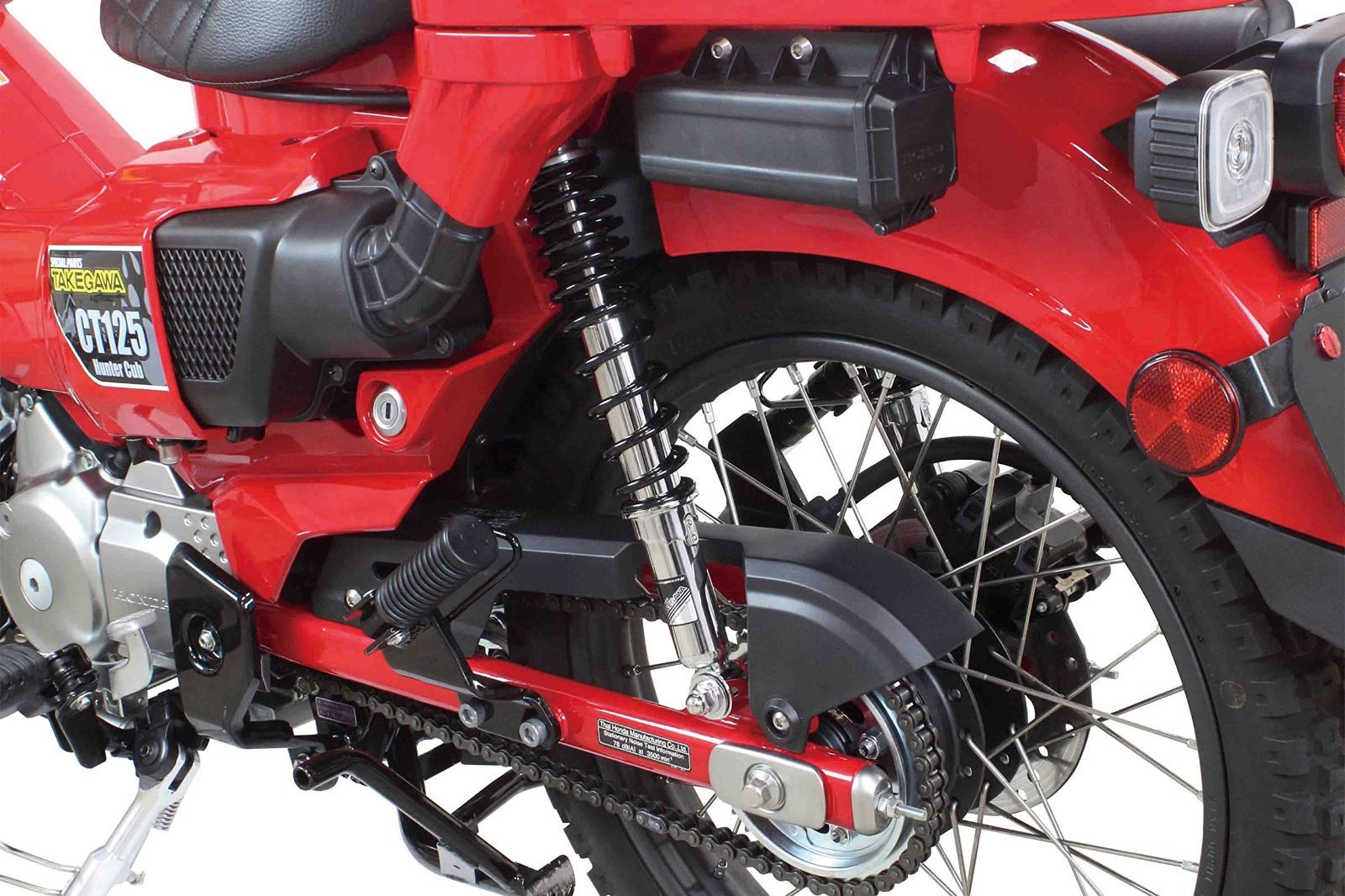 パーツ武川 TAKEGAWA ローダウンリアショックアブソーバー 40mmダウン ブラック 2本セット CT125 06-04-0164