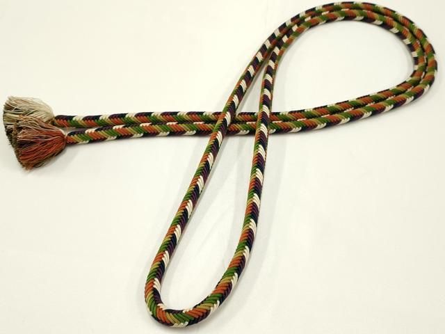 平和屋着物 上 有職組紐道明 帯締め 奈良組 六色箜篌 宮内庁御用 国立博物館御用 東京芸術大学御用 AABA9850ay