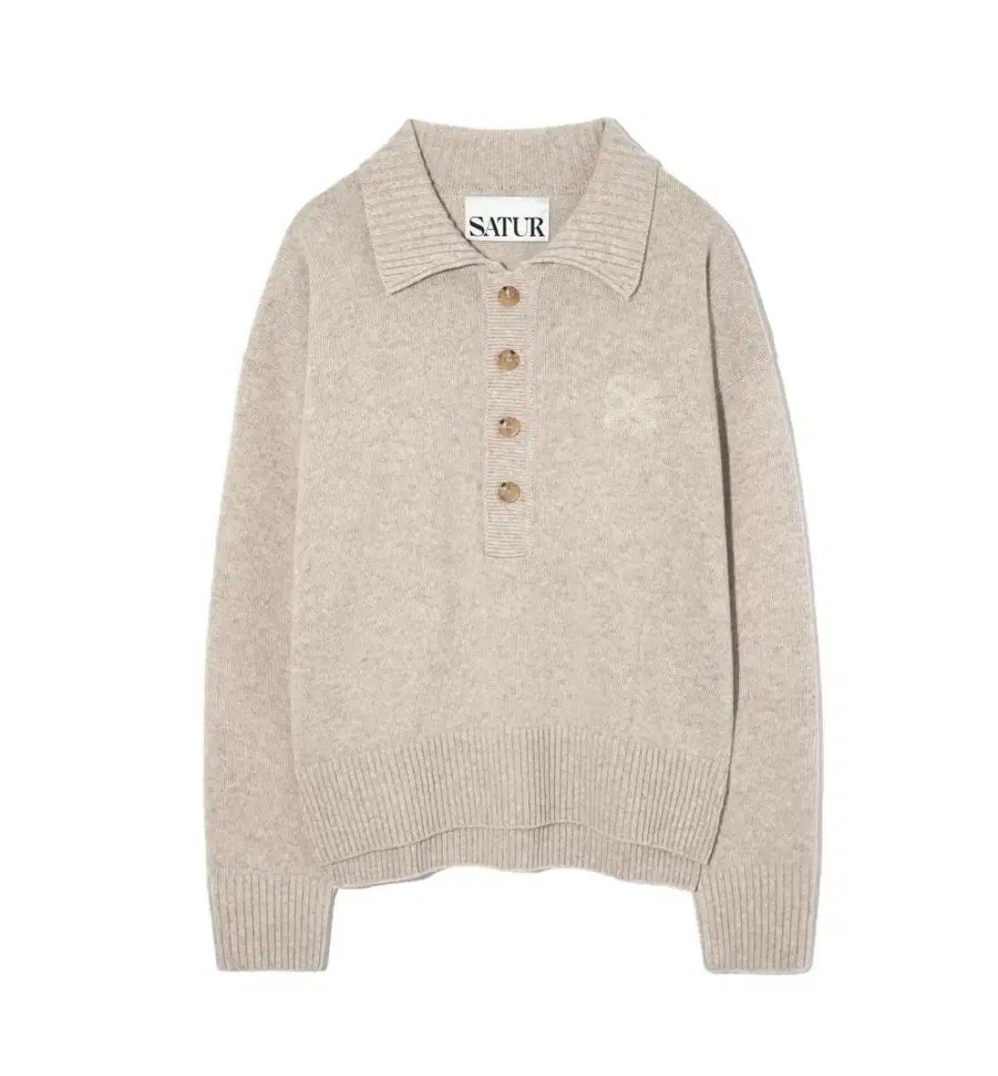 SATUR セーター ブラック（黒）系 M SATUR(セター) ニット・セーター(メンズ