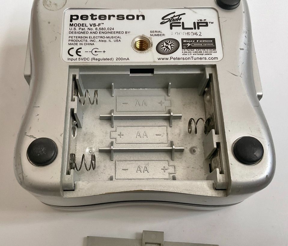 ☆完動品☆ Peterson Strobo Flip VS-F ストロボチューナー ピーター 