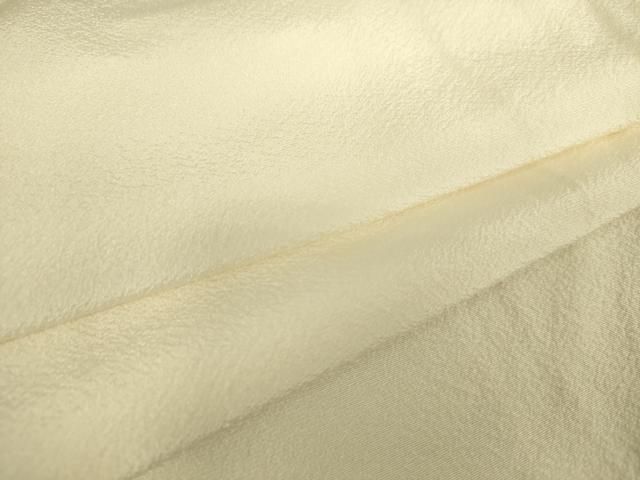 平和屋着物▽男性 色無地 単衣 薄卵色 正絹 逸品 未使用 DAAQ3591az