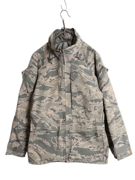 軍放出品　USAF デジタルタイガーカモ　ゴアテックスジャケット　ミリタリー実物 お得なクーポン配布中!】 16年製 米軍実物 APECS デジタル タイガー
