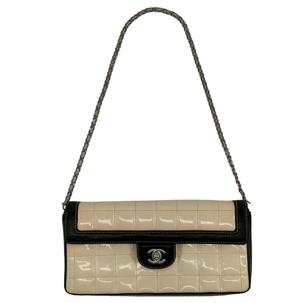 希少】CHANEL チョコバー ターンロック チェーンショルダー