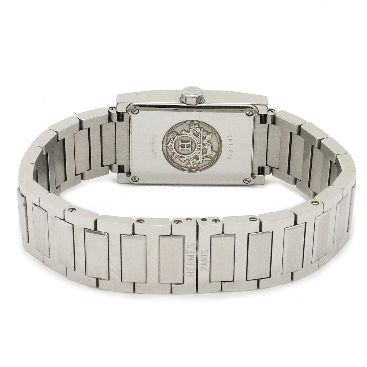 【電池交換済】 エルメス タンデム シェル文字盤 クォーツ TA1.210 稼働 電池交換済】 エルメス タンデム シェル文字盤 クォーツ TA1.210