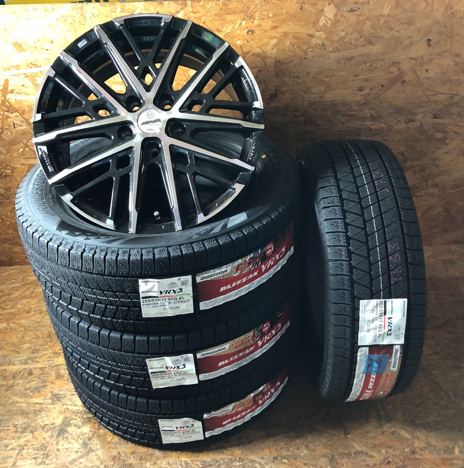 ☆バリ山 195/65R15 ブリヂストン ブリザック VRX3 22年製 2本