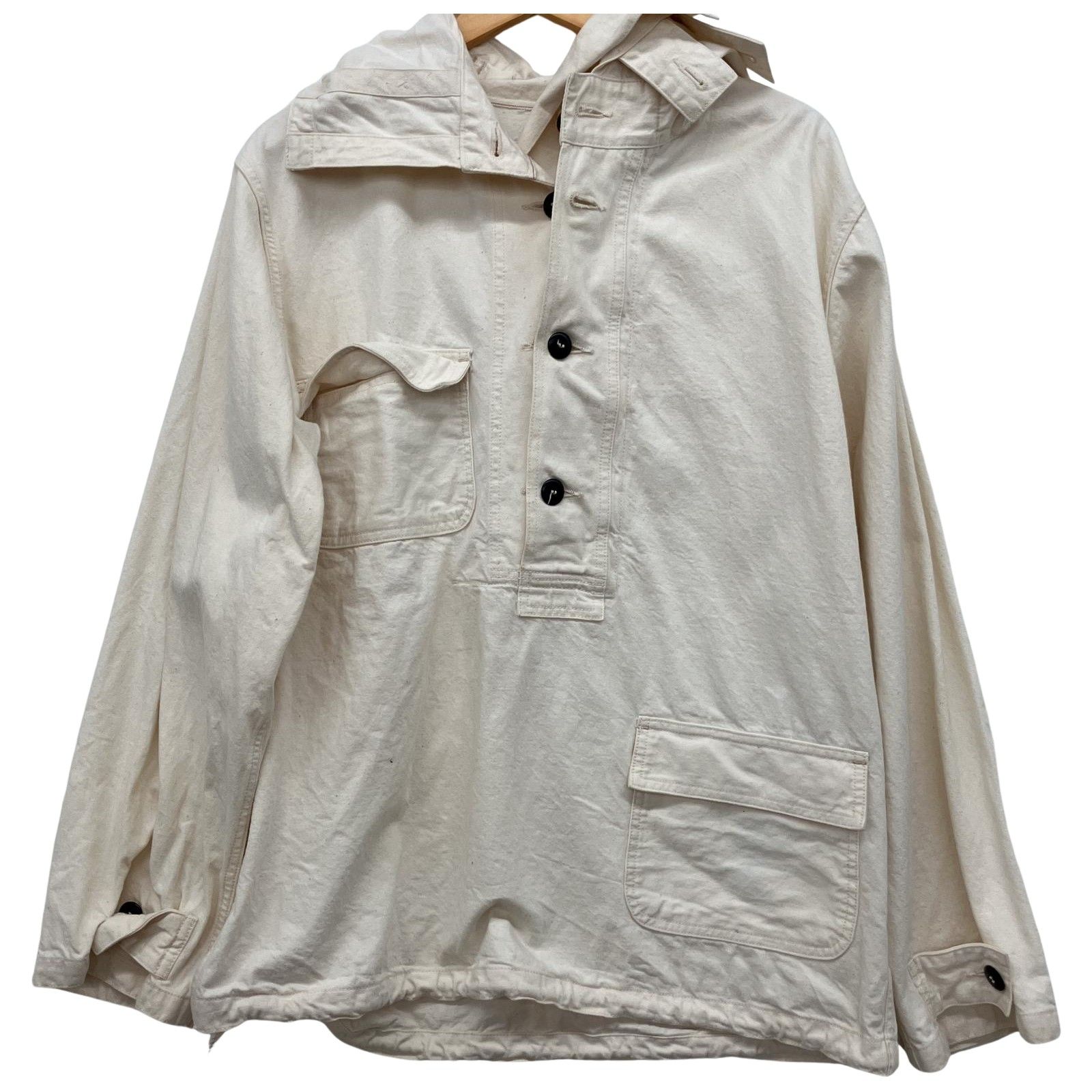 △△COLIMBO コリンボ B-P BARREL-PROCESSOR PARKA ECRU Lサイズ 51H-0038