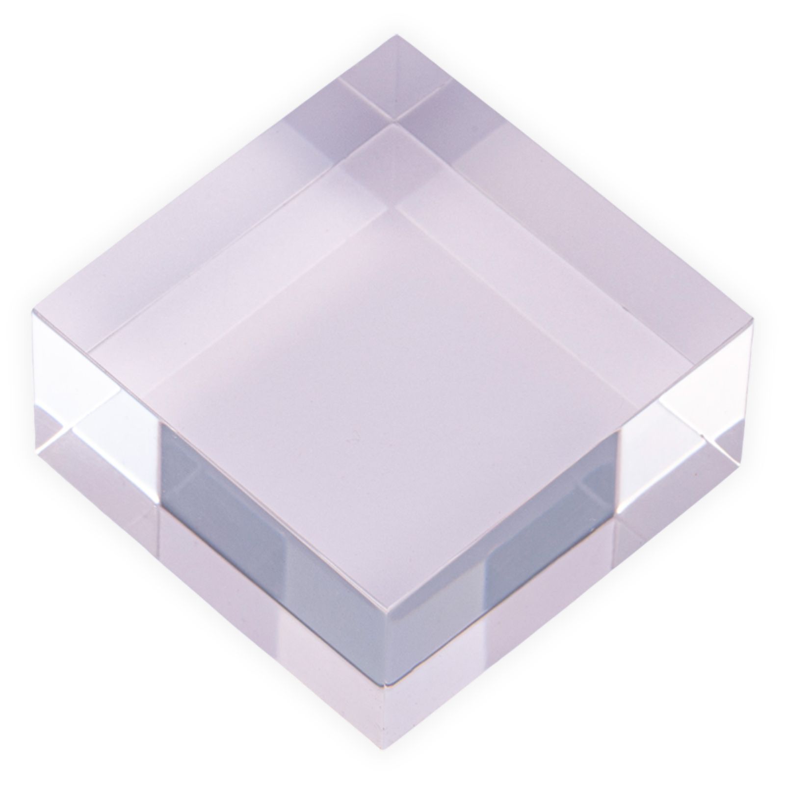 送料無料】つくしサイエンス アクリルブロック 70×70×35mm 2個