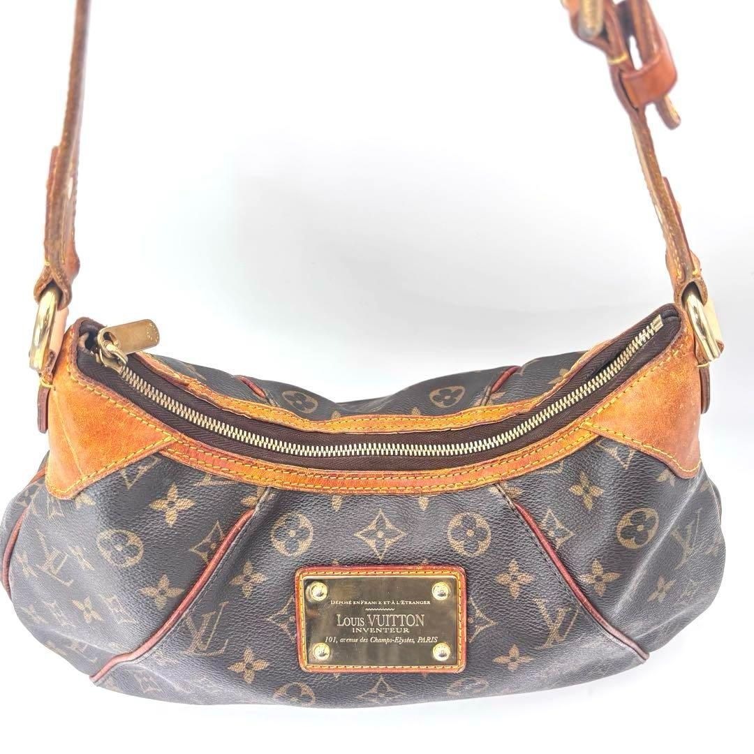 LOUIS VUITTON モノグラム ショルダーバッグ LOUIS VUITTON ルイヴィトン M56383 モノグラム テムズGM