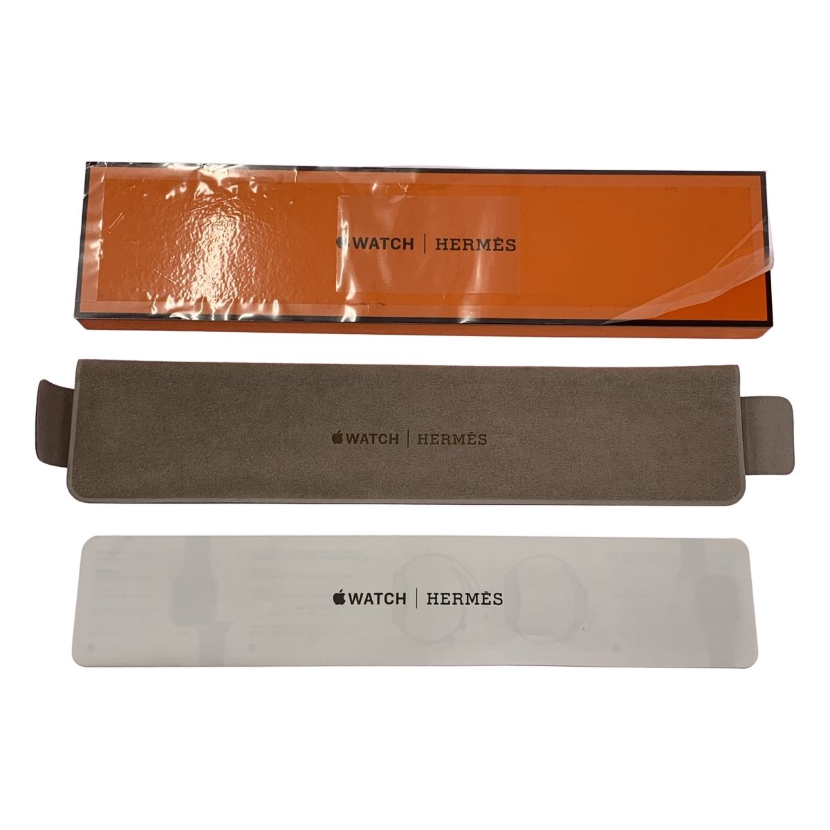  HERMES エルメス Apple Watch レザーバンド 42 mm ベージュ メンズ その他 アクセサリー