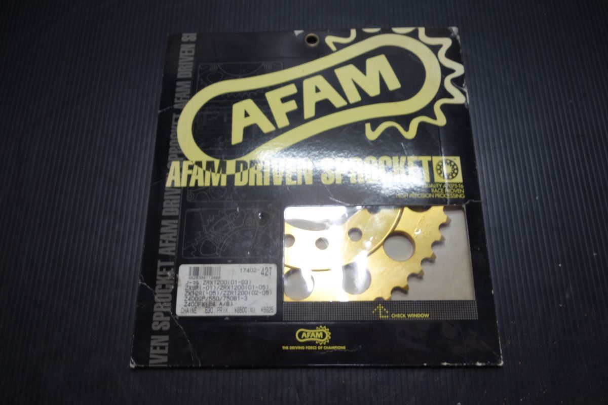  AFAM 17402－42T リアスプロケット ゴールド アファム 新品 未使用 #R20240708 その他