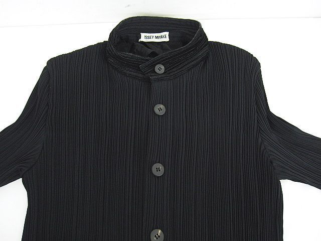 1994年　イッセイミヤケ　ベロアプリーツ　ジャケット　プリーツプリーズ ISSEY MIYAKE イッセイミヤケ プリーツプリーズ 上下 スタンド
