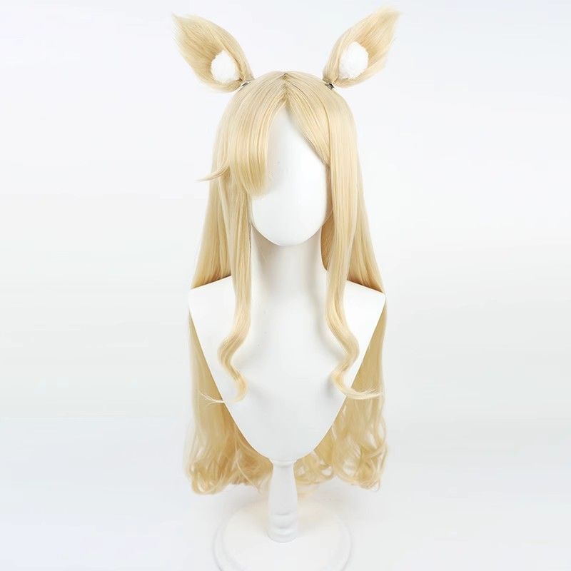 ブルーアーカイブ ブルアカ 百合園セイア コスプレ ウィッグ 耳付き