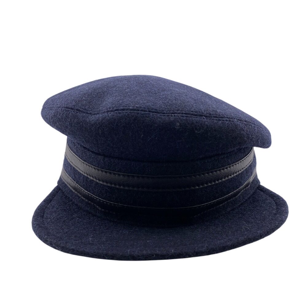 【A&S 】Double brim cap ブラック 0251AH0651058_Double-brim-