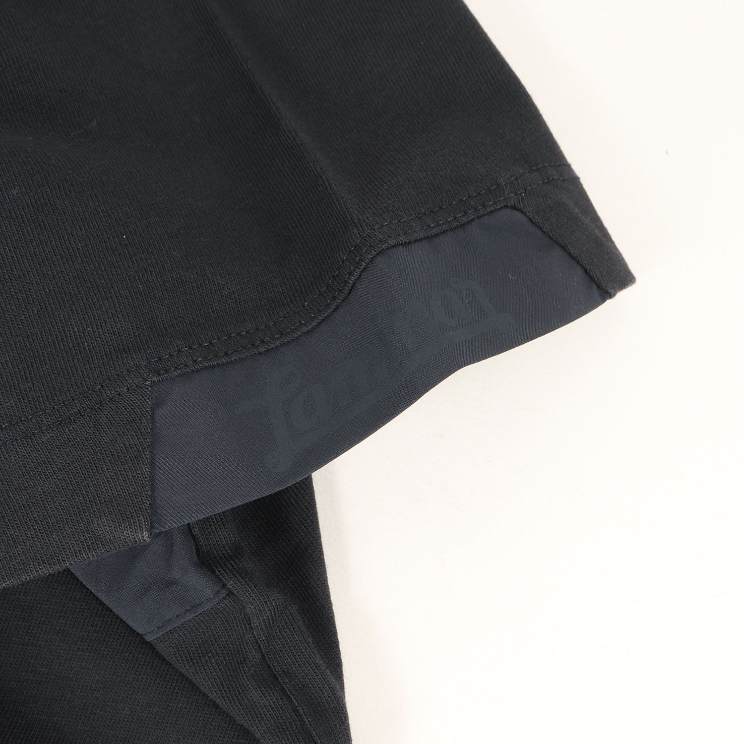 HERNO ヘルノ 異素材 Aライン カットソー ネイビー ゴールド金具 ４０ HERNO ヘルノ 異素材 Aライン カットソー ネイビー ゴールド金具