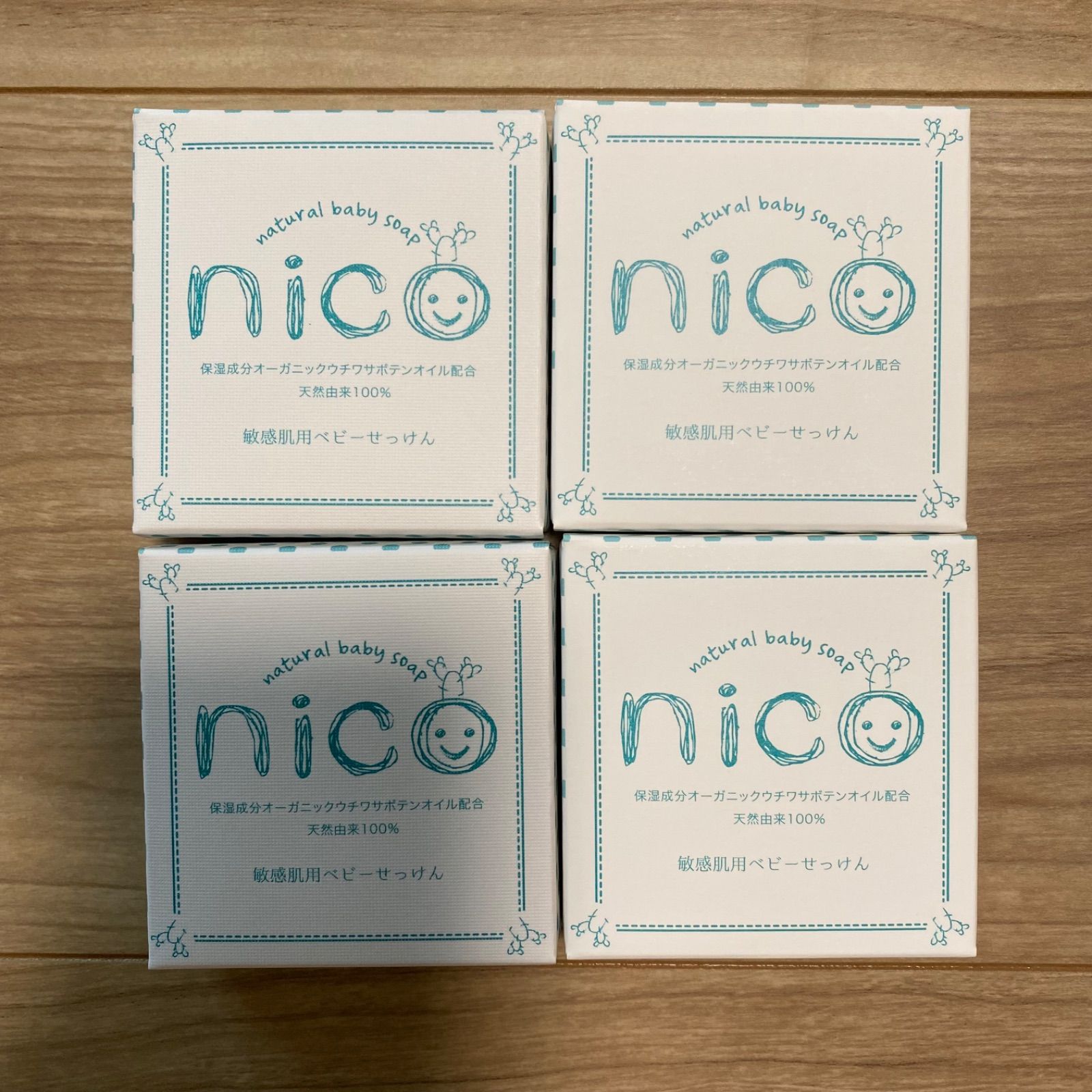 nico 石鹸 敏感肌用ベビー石鹸 4個セット 箱つぶれあり - ボディソープ ...