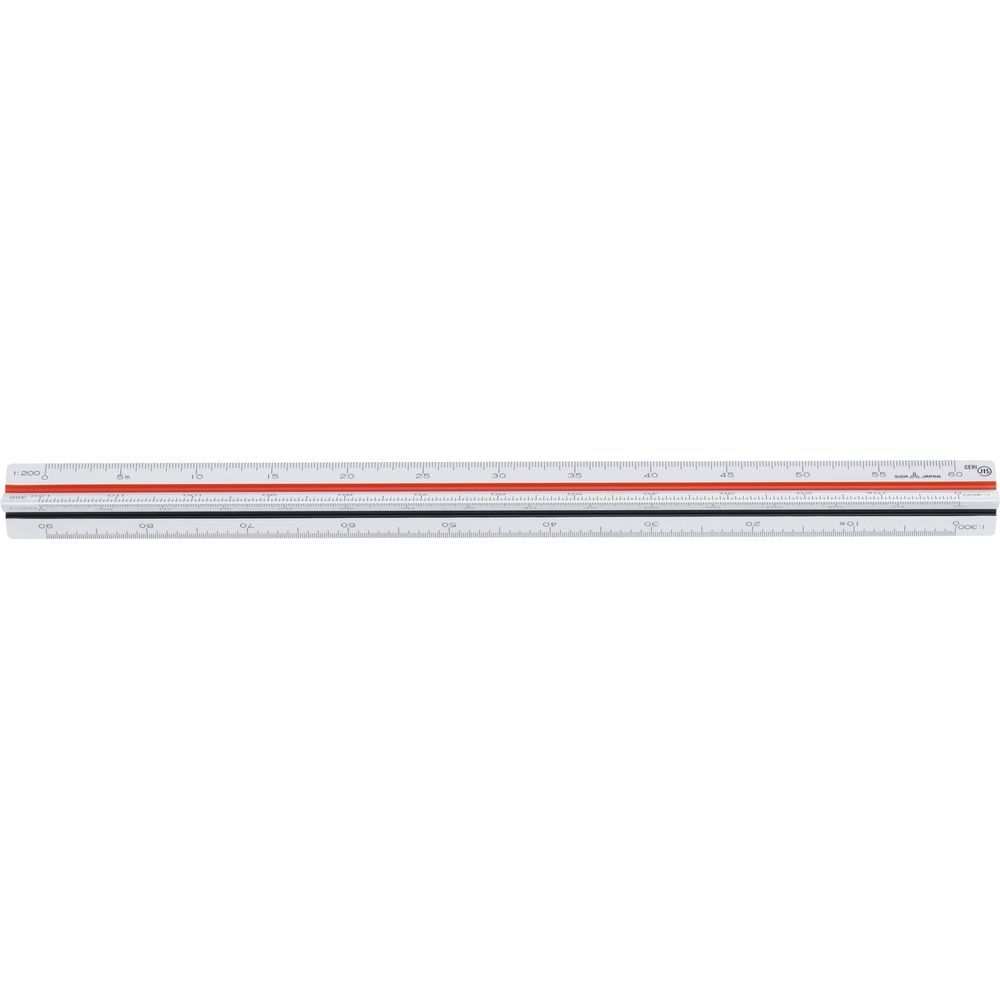 まとめ買い ライオン事務器 三角スケール No.541 土地家屋用 417-15 3個セット