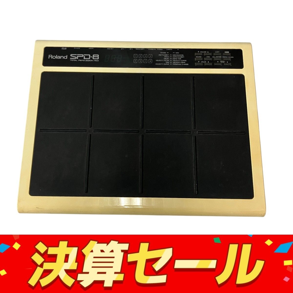 ROLAND SPD-8 パーカッションパッド コンパクト 音楽 趣味 ローランド T10058083