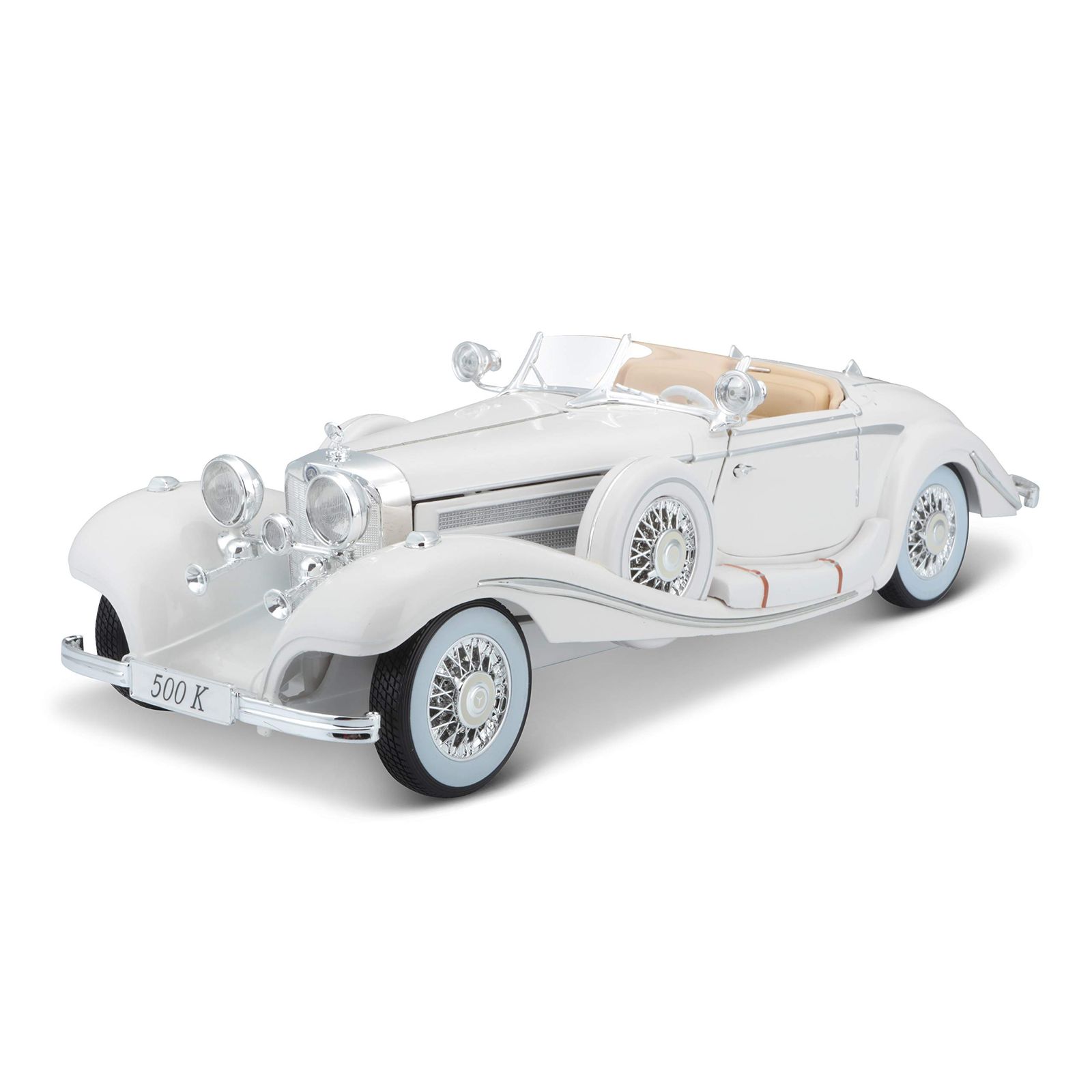アウトレット品 ミニカー メルセデス ベンツ 1936年式500K ダイキャストスケールモデル コレクターズエディション