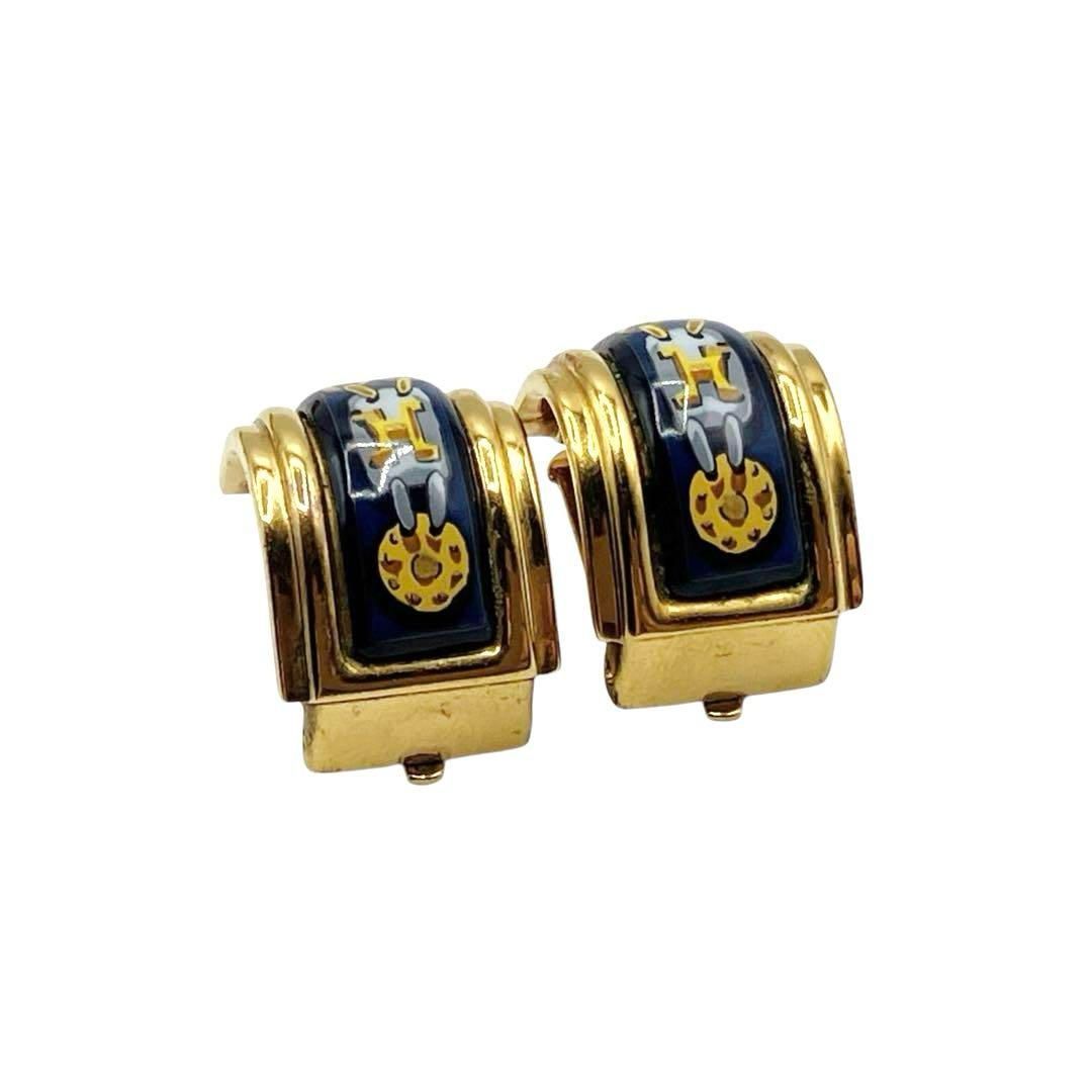 エルメス エマイユ イヤリング 七宝焼き ゴールド USTAUSTRALIA_COM_AU