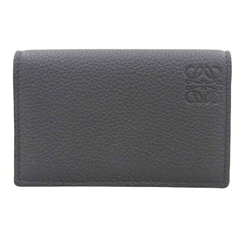 ロエベ LOEWE カードケース 名刺入れ レザー グレー 新入荷 OBB0647