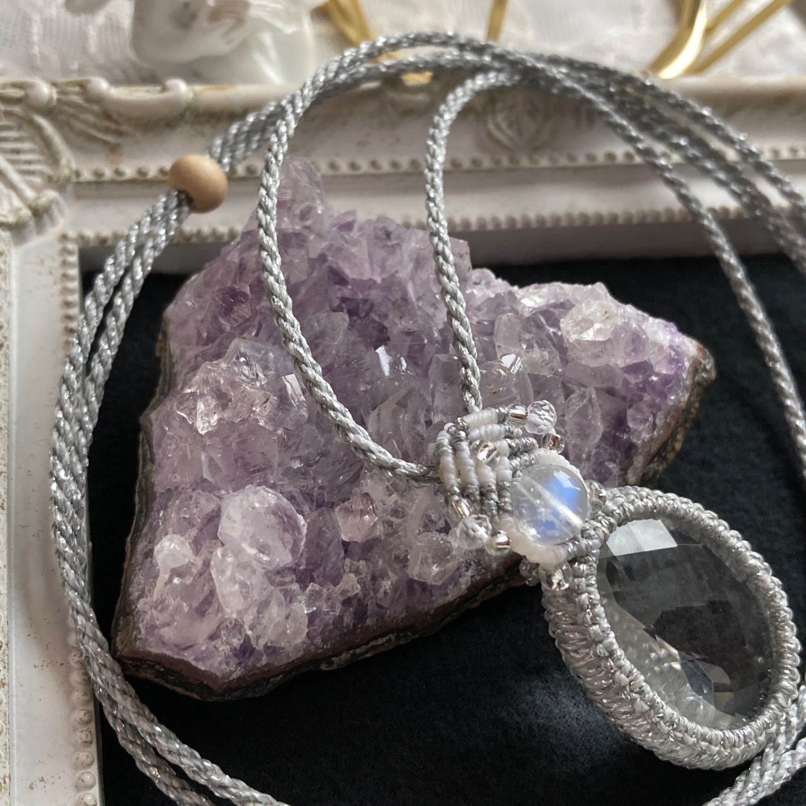 ファセットカット入り水晶 クリスタルクォーツ