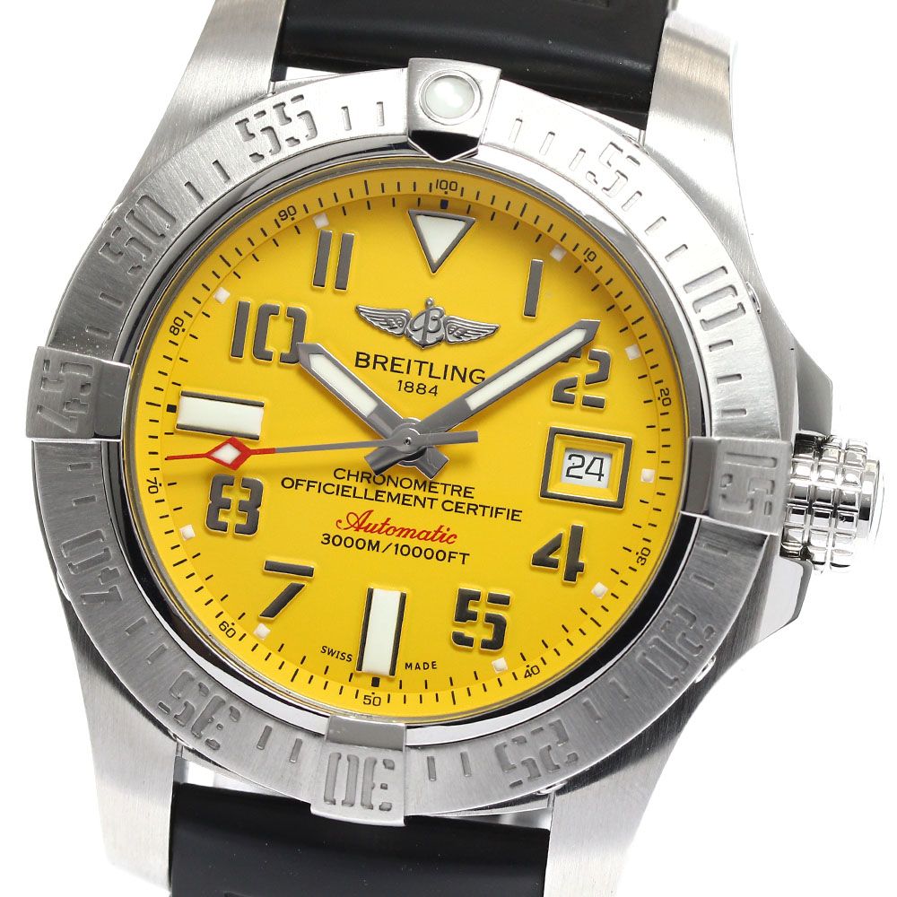 ブライトリング BREITLING A17331 アベンジャーII シーウルフ デイト 自動巻き メンズ _898741