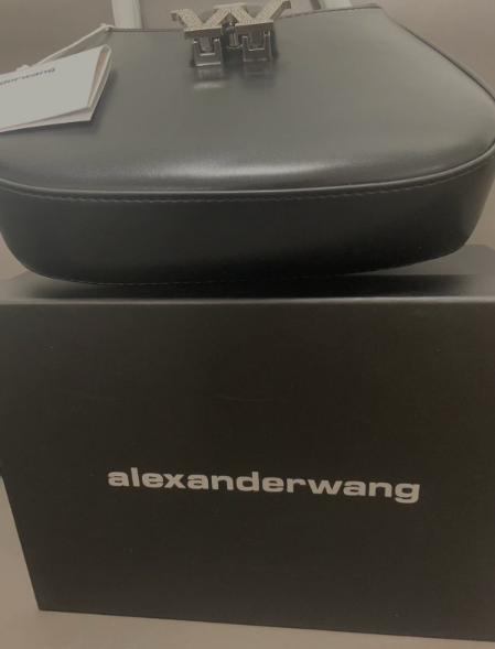 新品　Alexander Wang レザートートショルダーバッグバッグ ブラック