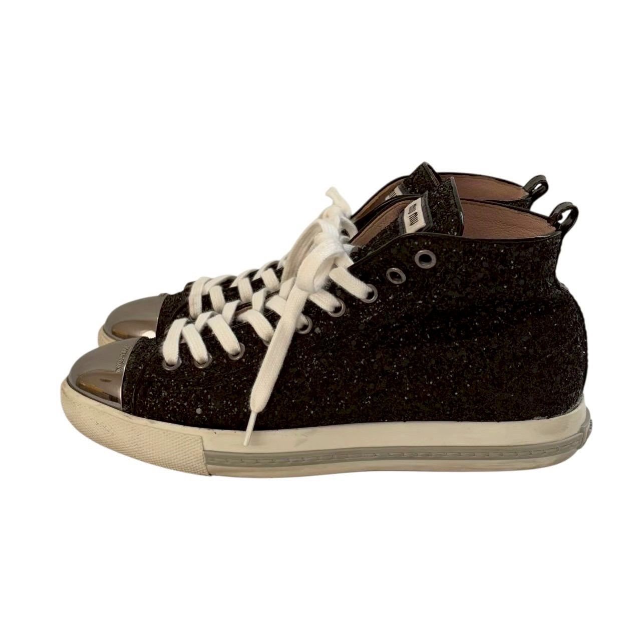 MIUMIU ハイカットスニーカー ハイカット MiuMiu(ミュウミュウ) スニーカー(レディース