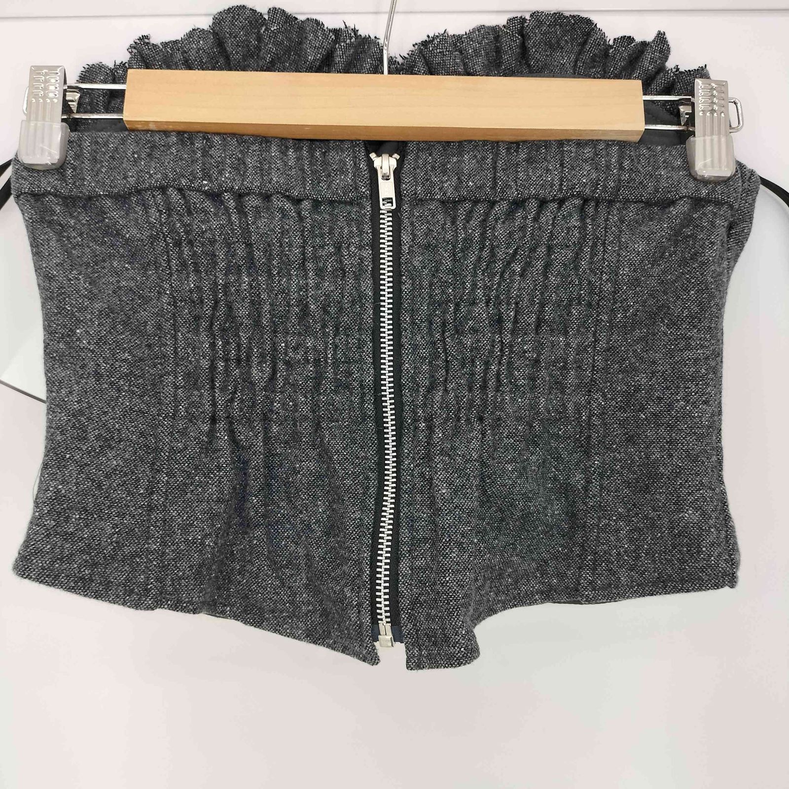 USED古着(ユーズドフルギ) JOSE MOON TWEED BUSTIER チューブトップ ベアトップ 中古 古着 0406 ユーズドフルギ USED古着 JOSE MOON TWEED BUSTIER チューブ