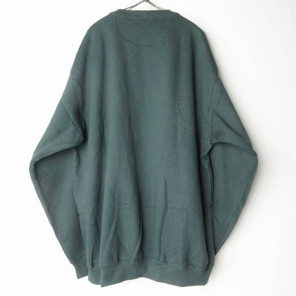 新品 90s USA製 LANDS'END スウェット 緑系 XL ランズエンド 企業物