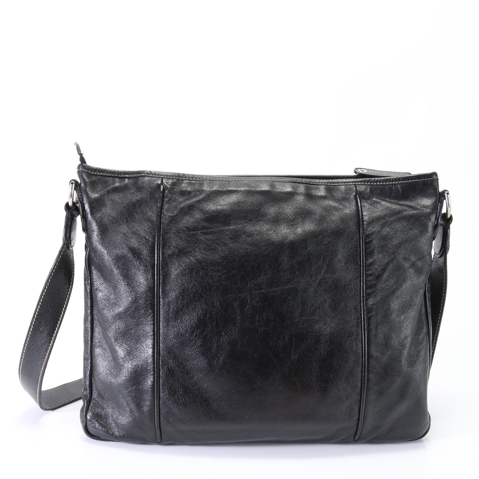 極美品 グッチ クレスト 190270 レザー ショルダーバッグ 斜め掛け  