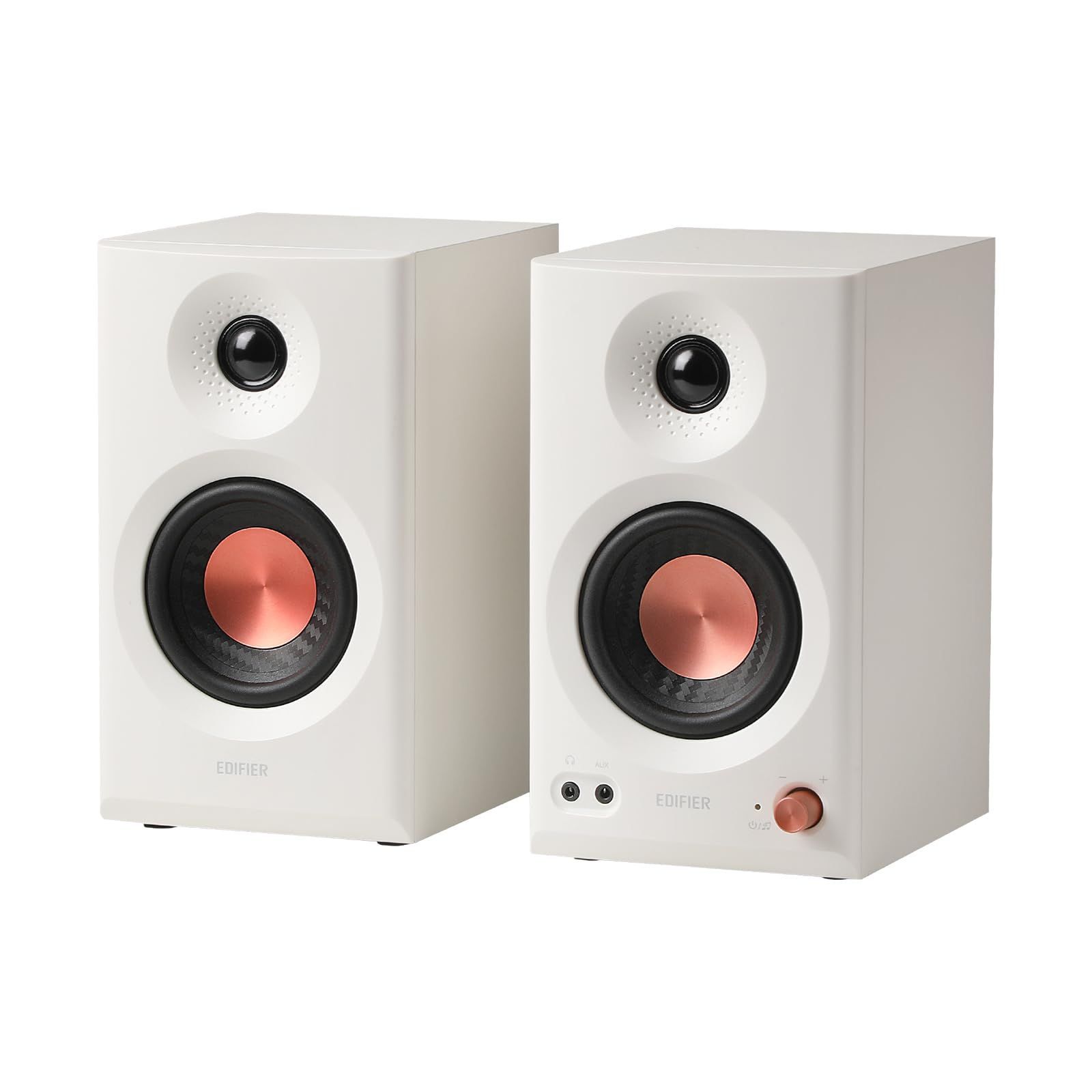 VGP2025受賞 Edifier MR3 スタジオモニタースピーカー 2025年新モデル 36W Bluetooth 5.4 ルーム補正 ハイレゾ アプリ TRSバランス|RCA|AUX入力 3.5mm|ヘッドホン端子出力 52Hz-40k