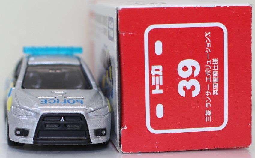トミカ USED トミカ 39 三菱 ランサーエボリューションX 英国警察仕様