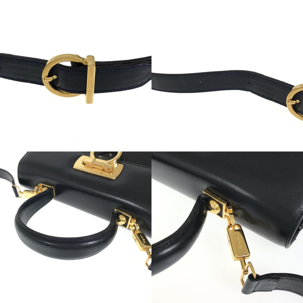 サルヴァトーレフェラガモ Salvatore Ferragamo ガンチーニ 2WAY 