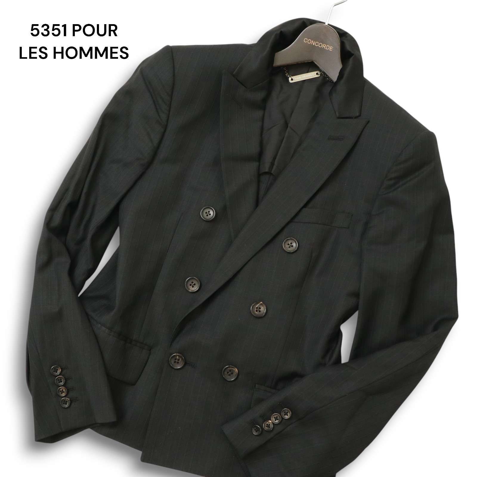 5351 POUR LES HOMMES 5351プールオム 春夏 背抜き☆ ストライプ