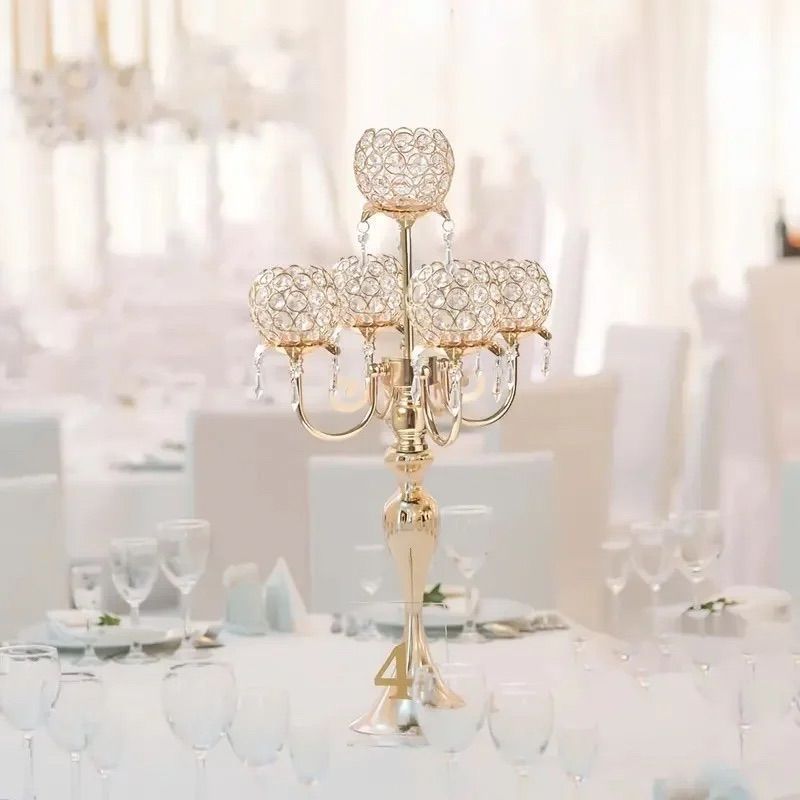 クリスタルキャンドルホルダー 燭台 キャンドルスタンド 蝋燭立て ロウソク 卓上 デコレーション 装飾 飾り パーティー ウェディング 結婚式 2次会 おしゃれ かわいい ゴージャス t5Hx198