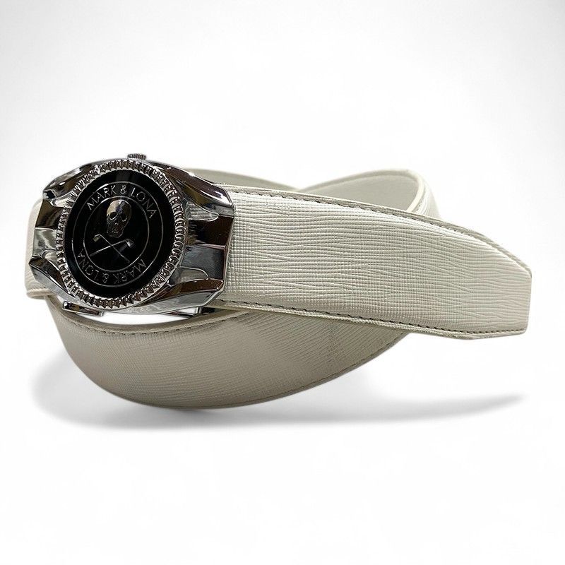 MARK-LONA マークアンドロナ レザーベルト バックル ブラック CB‐G-KG