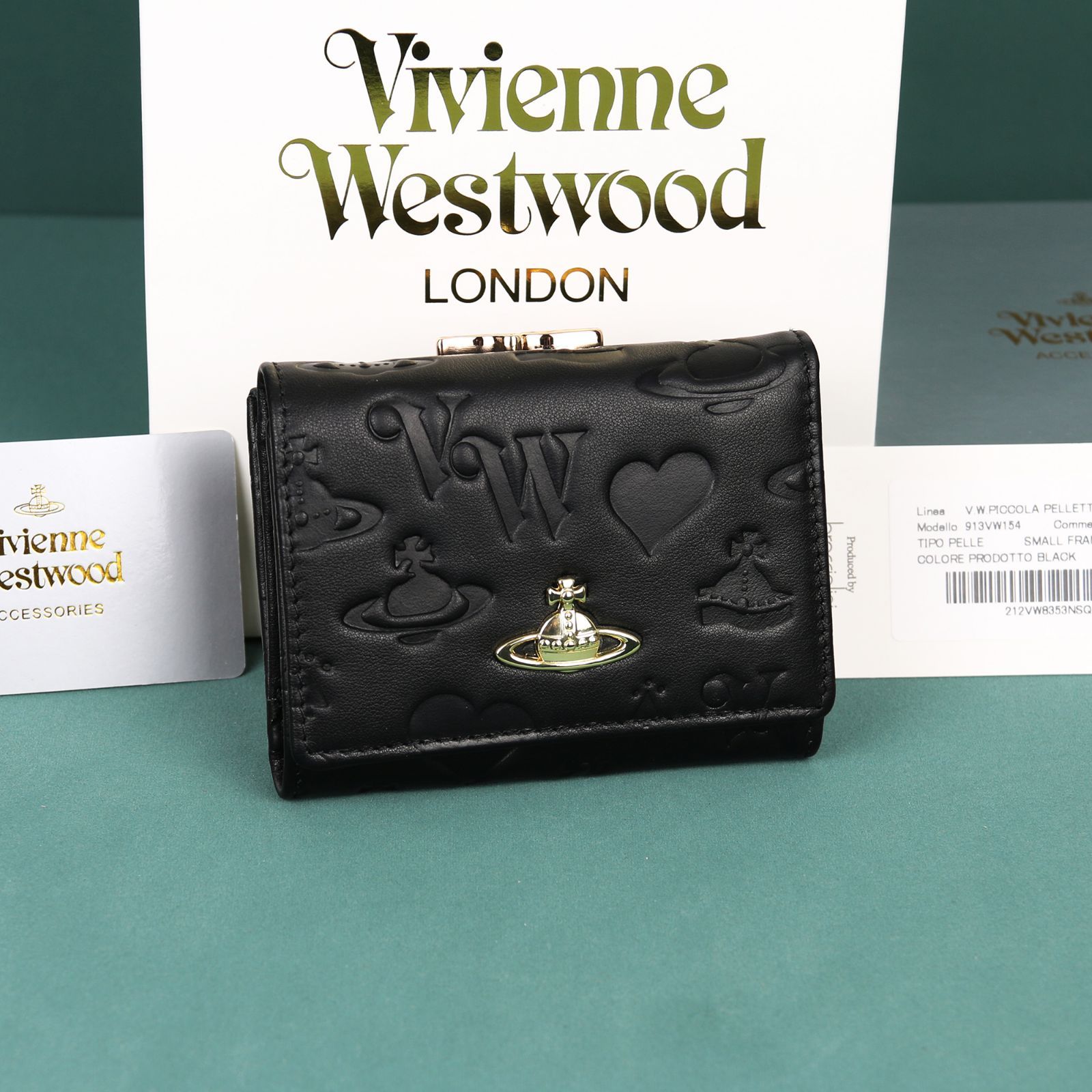 新品 ヴィヴィアンウエストウッド 財布 二つ折り Vivienne